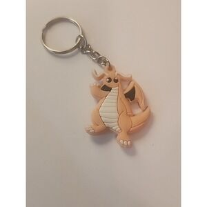 Small Dragonite Pokémon‎ 2 Sided Rubber Keychain